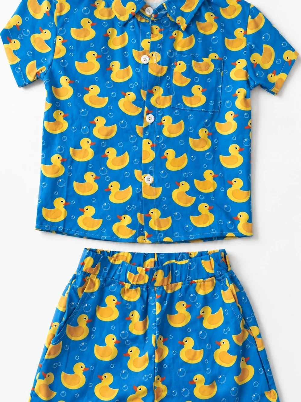 SHEIN BOYS SET OF 2 OUTFITS MONEY PRINT & DUCKS SZ 4T